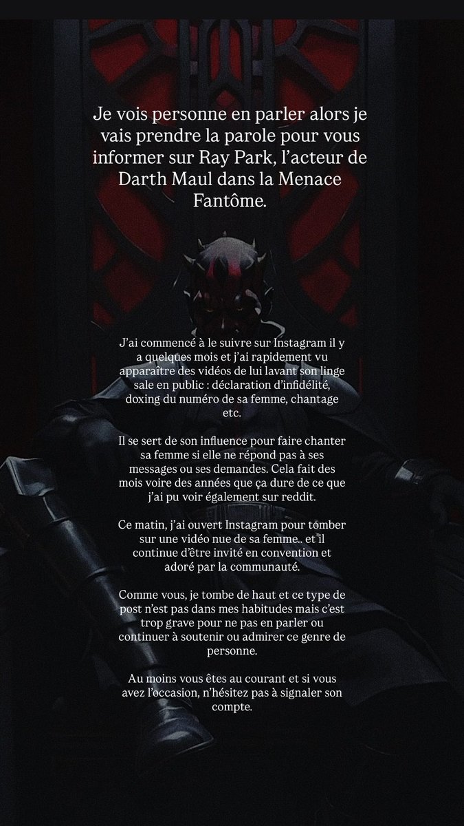 Un message important 👇