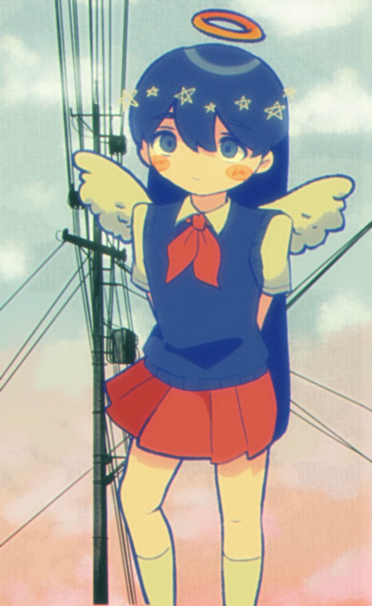 #OMORIFANART 
マリちゃん天使