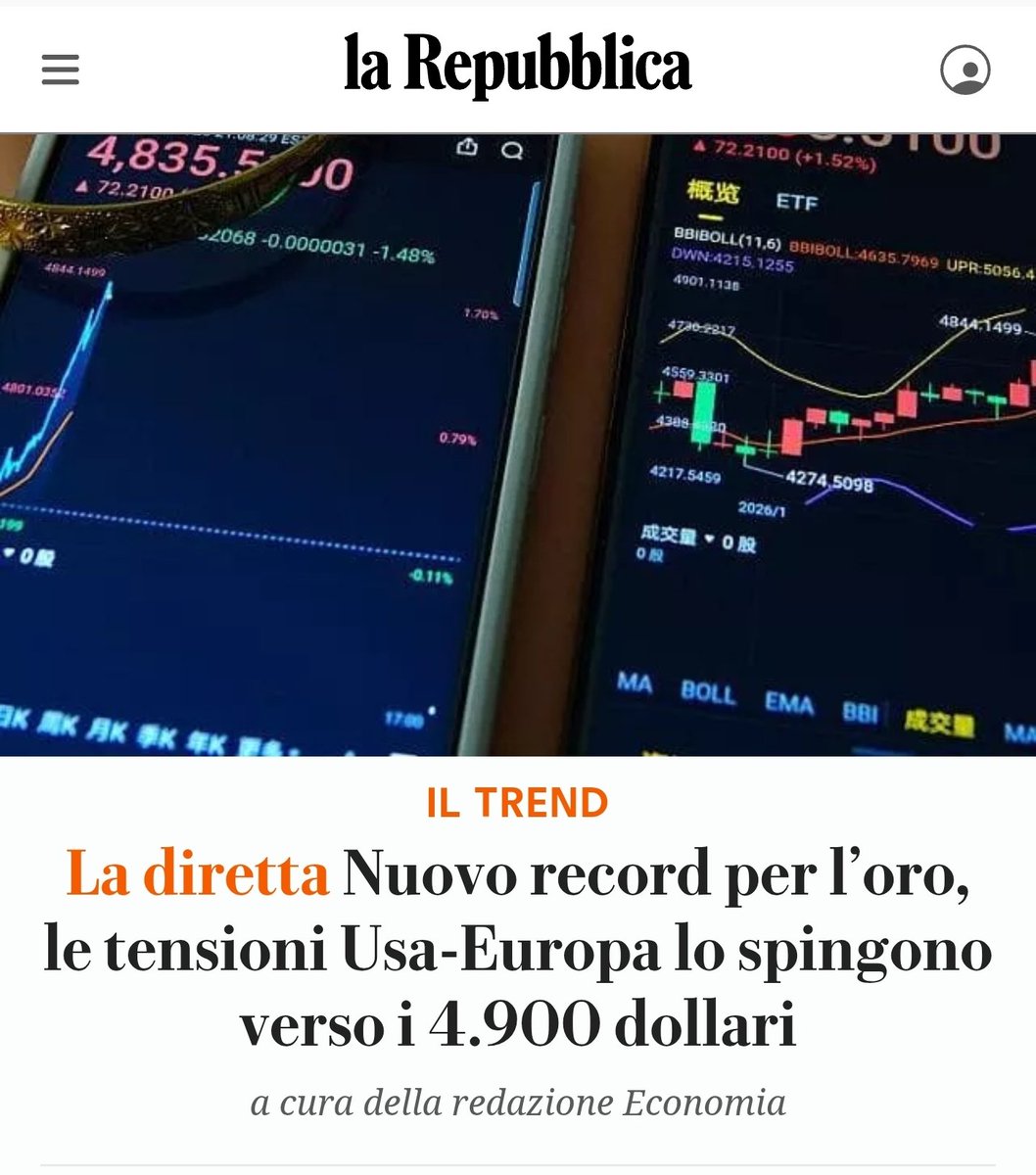 E c'è una Nazione con la terza riserva aurea del mondo che da poco tempo è stata messa al riparo dalle pretese di chicchessia.