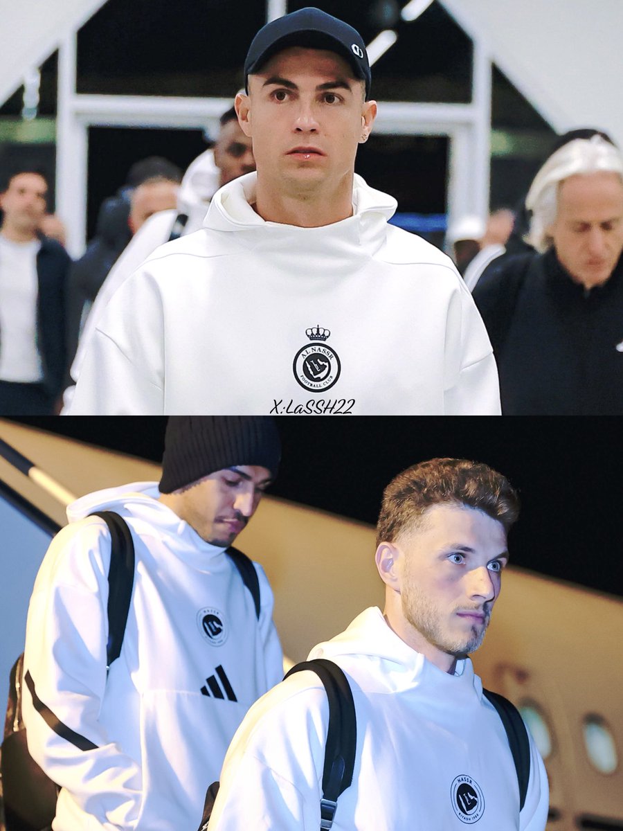 LaSSH22's tweet image. شيء غريب 
رونالدو الوحيد امس اللي كان لابس هودي النصر بالشعار القديم و جونيور نفس الشيء 🙄
احس فيه شيء بس مدري وش هو 🤔