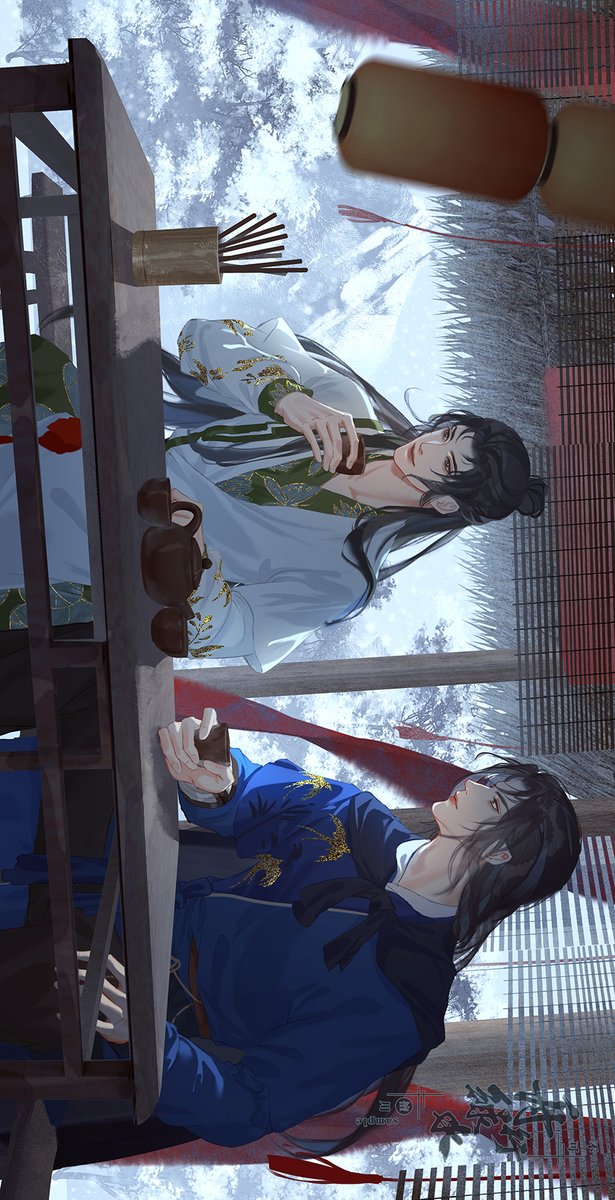 zhouxinglvshui's tweet image. #WhereWindsMeet #燕云十六声 #江晏 #陈子溪 #風燕伝