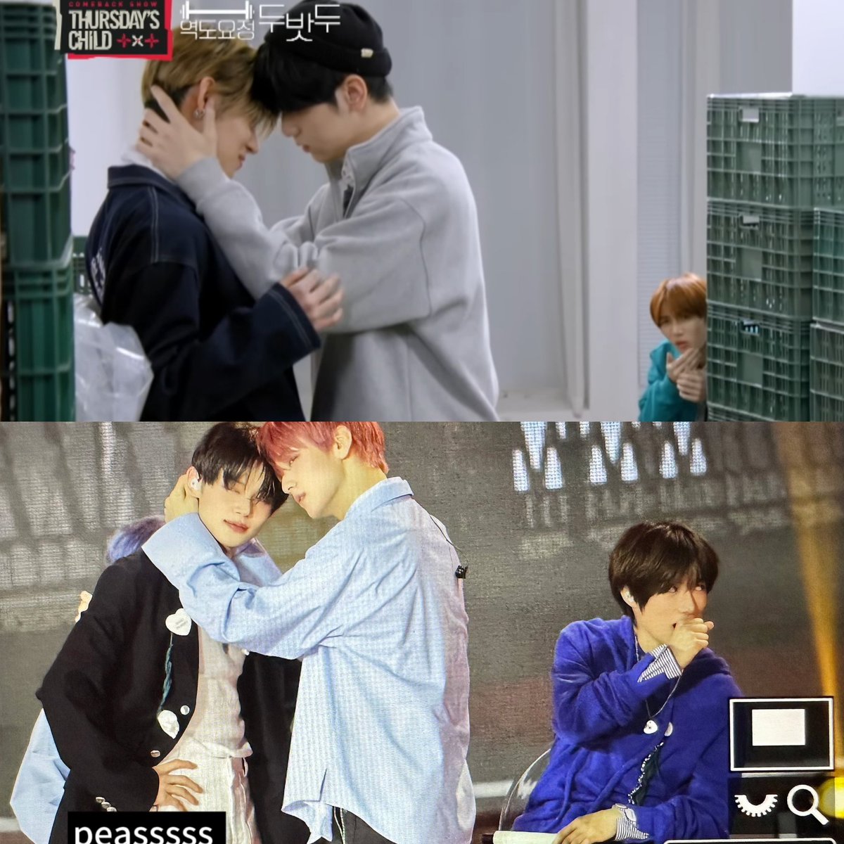 ywangzzn's tweet image. found these images side by side in my gallery and i havent stopped laughing since 😭😭😭