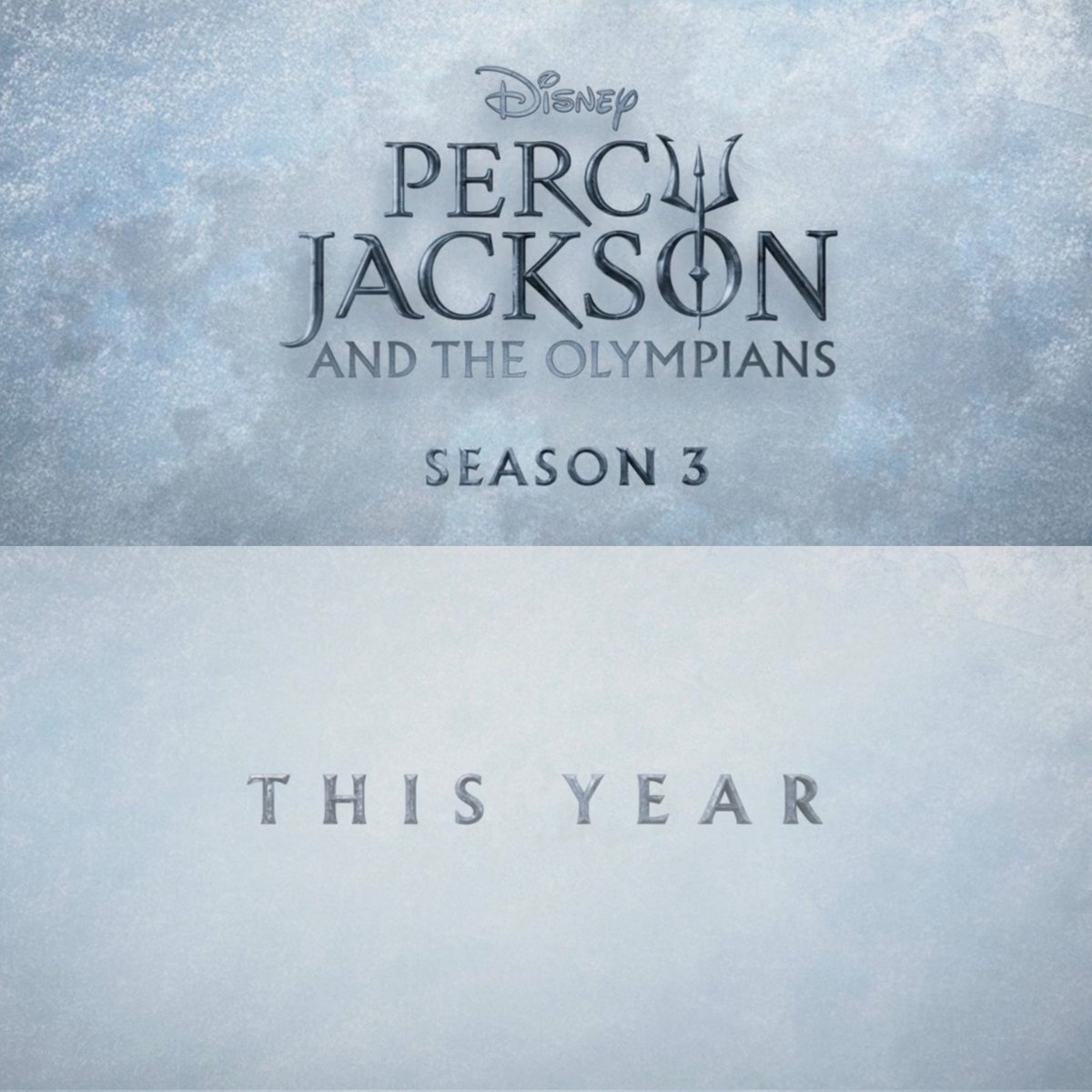 heroipercy's tweet photo. É OFICIAL DEMAIS!!!!!! 🚨🚨🚨🚨

A TERCEIRA TEMPORADA DE PERCY JACKSON ESTRÉIA AINDA ESSE ANO!!!!!!!!!!!!!! https://t.co/NOmRlhXtyI