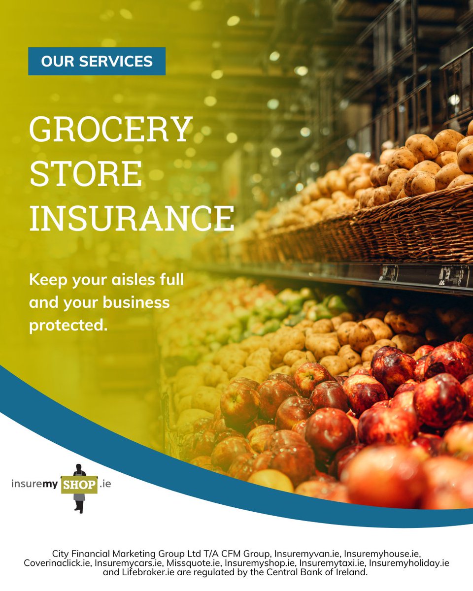Insuremyshopie's tweet photo. 🧵 Coverage stocked to perfection for grocery and convenience stores – from small corner shops to bustling supermarkets.

Get a quote today 👉https://t.co/V3vAti0c8X

#insuremyshop #businessinsurance #groceryinsurance #marketinsurance #storeowner #retailowners #ad https://t.co/JIi3KxgiYI