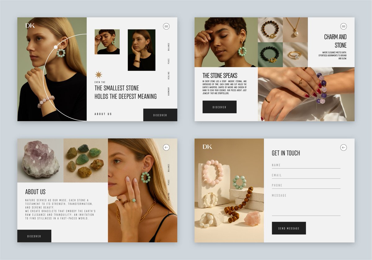 kairosartifex's tweet photo. Quiet luxury isn’t loud.
It’s intentional.

Jewellery inspired by raw stones, balance, and meaning 
designed to feel calm, confident, and timeless.

Built with storytelling in mind.

#BrandDesign #LuxuryDesign #UIUX https://t.co/yiNWjRVFEU