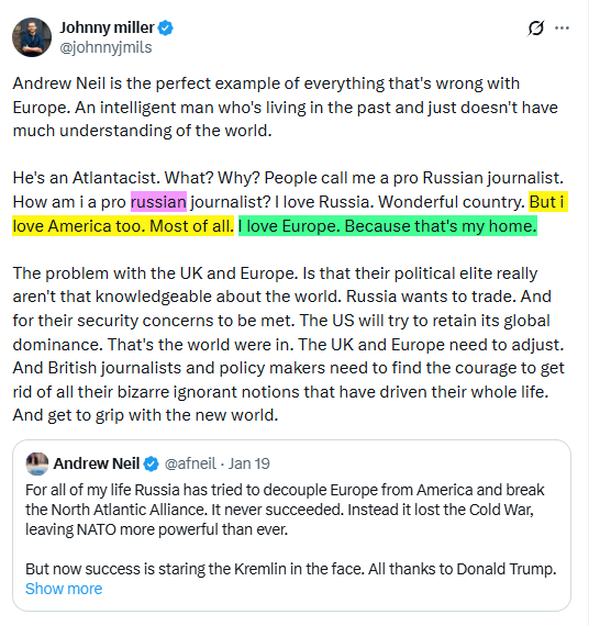 Foreign Agent Intel tweet media