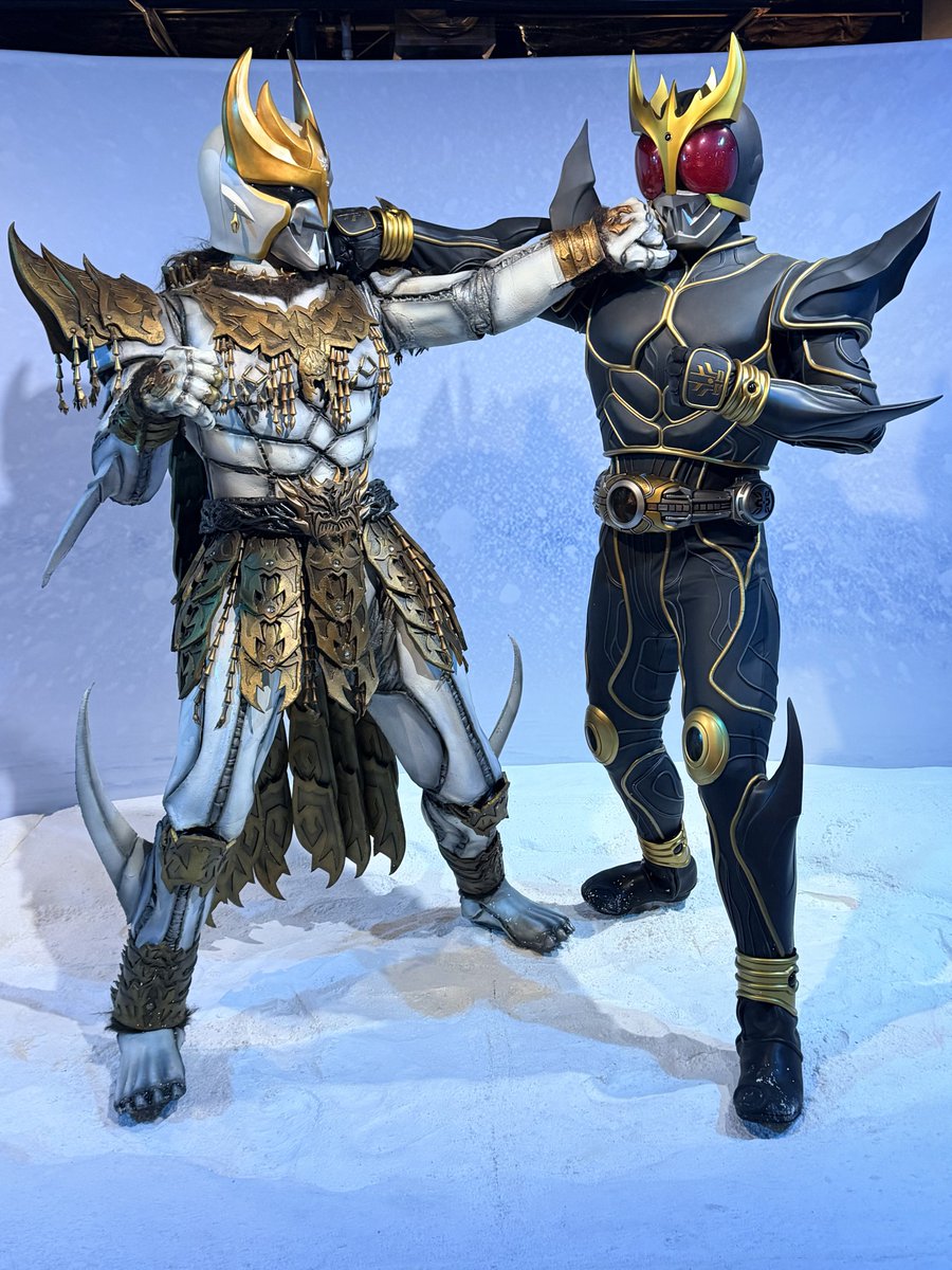 kashu_toshiki's tweet image. センパイ！こんにちは！

 #仮面ライダークウガ の最終話の放送日という事で本日は #超クウガ展