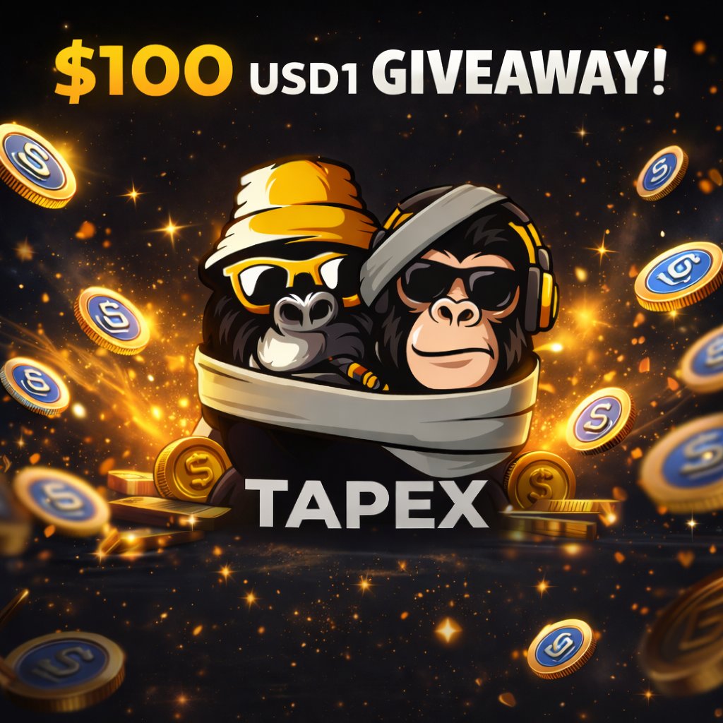 tapexdotxyz's tweet image. $100 USD1 GIVEAWAY

4 winners

How to enter:
• Follow @tapexdotxyz 
• Like and repost this post
• Like, comment, and repost this post: x.com/tapexdotxyz/st…

To participate, comment with:
• Screenshot proof of all steps
• Your BNB wallet address

Ends in 48h
#givai_103