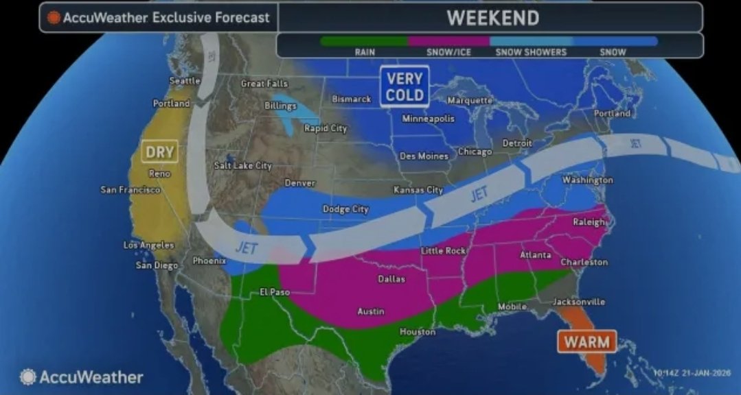 RamboAndFrens's tweet image. There is a major STORM coming. 150 million Americans could be affected, including snow in Texas.