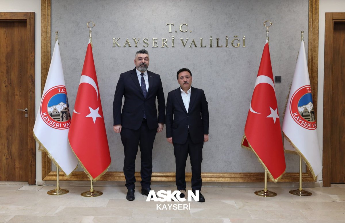 Kayseri Valimiz Gökmen Çiçek’i ziyaret ettik.
Ziyarette 2025 yılı faaliyetlerimize ilişkin değerlendirmelerde bulunarak, 2026 yılında hayata geçirmeyi planladığımız çalışmalar hakkında kendilerine bilgi verdik.
Nazik kabulleri ve destekleri için Sayın Valimize teşekkür ederiz.