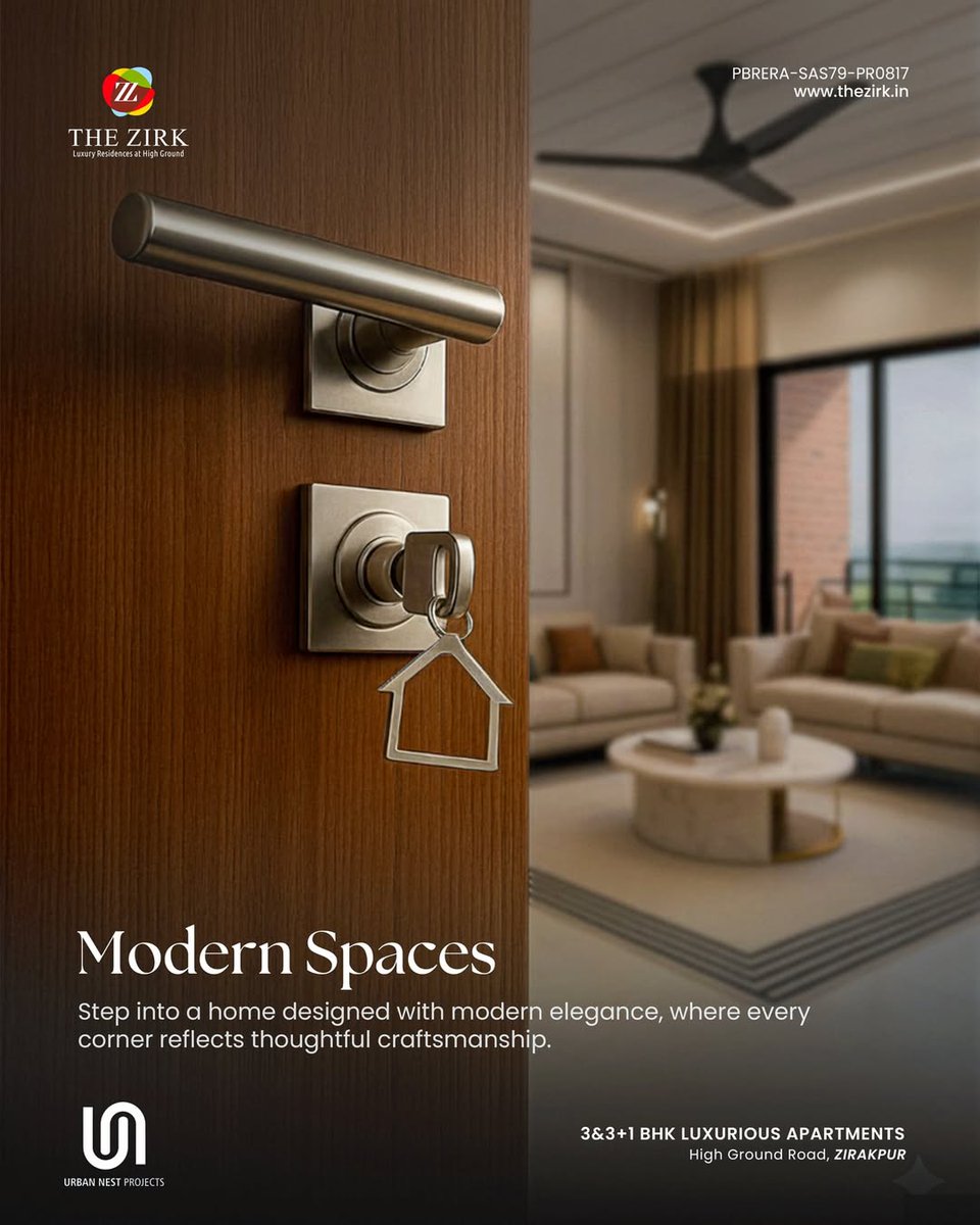 the_zirk_'s tweet photo. A home that feels modern, thoughtful and built for tomorrow.
Discover a lifestyle designed around you only at The Zirk.

📍High Ground Road, Zirakpur
Low-Density Community • 193 Boutique Residences
Tri-City’s Largest Clubhouse • 21,000+ Trees
3 BHK | 3+1 BHK Premium Homes https://t.co/aDinB8EhG7