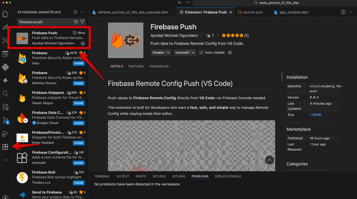 xclusivecyborg's tweet photo. 🚀 I got tired of switching between my IDE and Firebase Console just to put data in Firebase Remote Config.

So I built a vsCode extension with @antigravity + @GeminiApp that lets you push data to Firebase Remote Config directly from your IDE.😅😅

🔗 https://t.co/8hLfAjy3b6 https://t.co/tVfUTu8V4B