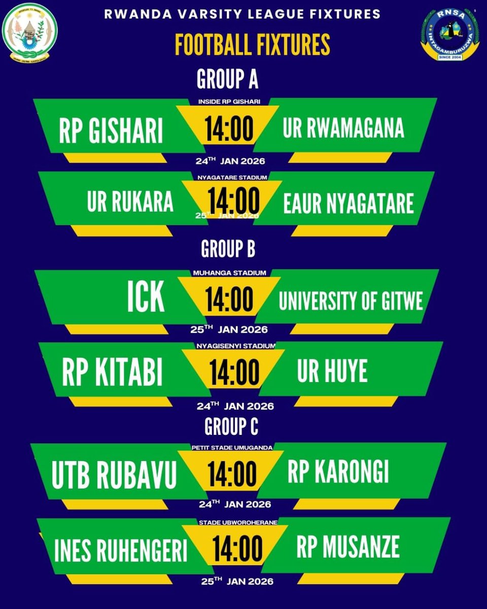 RWANDA VARSITY LEAGUE tweet media