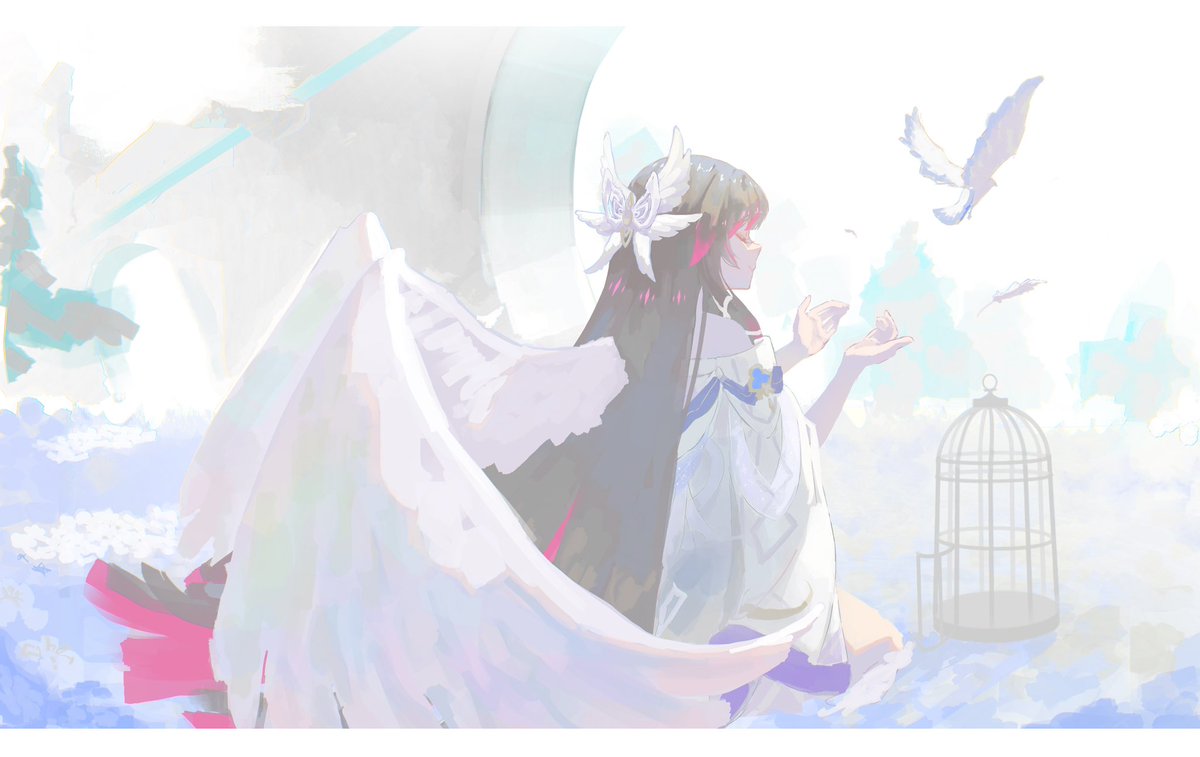 君たちの家にお帰り
 #原神 #コロンビーナ #GenshinImpact  ##Columbina