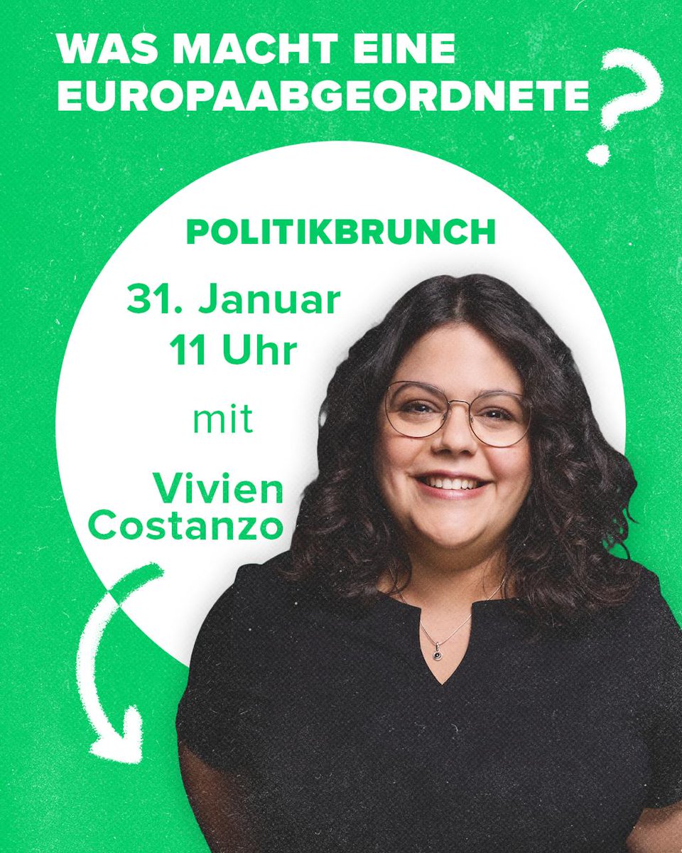 Wolltest du schon immer mal wissen, wie der Alltag einer Europaabgeordneten aussieht?
Dann komm doch zu unserem Politik-Brunch mit der Europaabgeordneten <a href="/CostanzoVivien/">Vivien Costanzo</a> !
Jetzt anmelden: forms.gle/65c44EsMwn78GK…
