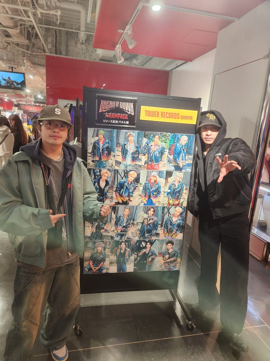 タワ渋訪店】 THE RAMPAGE from EXILE TRIBEより 陣さん、山本彰吾さん