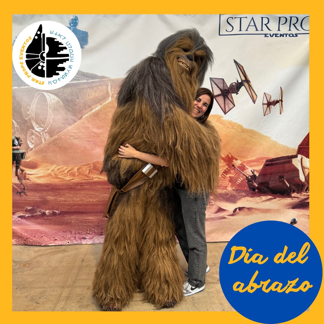 StarProps's tweet image. No hay abrazo mejor que el de un wookie.

#starprops #starwars #starpropseventos #solidaritat #sinanimodelucro