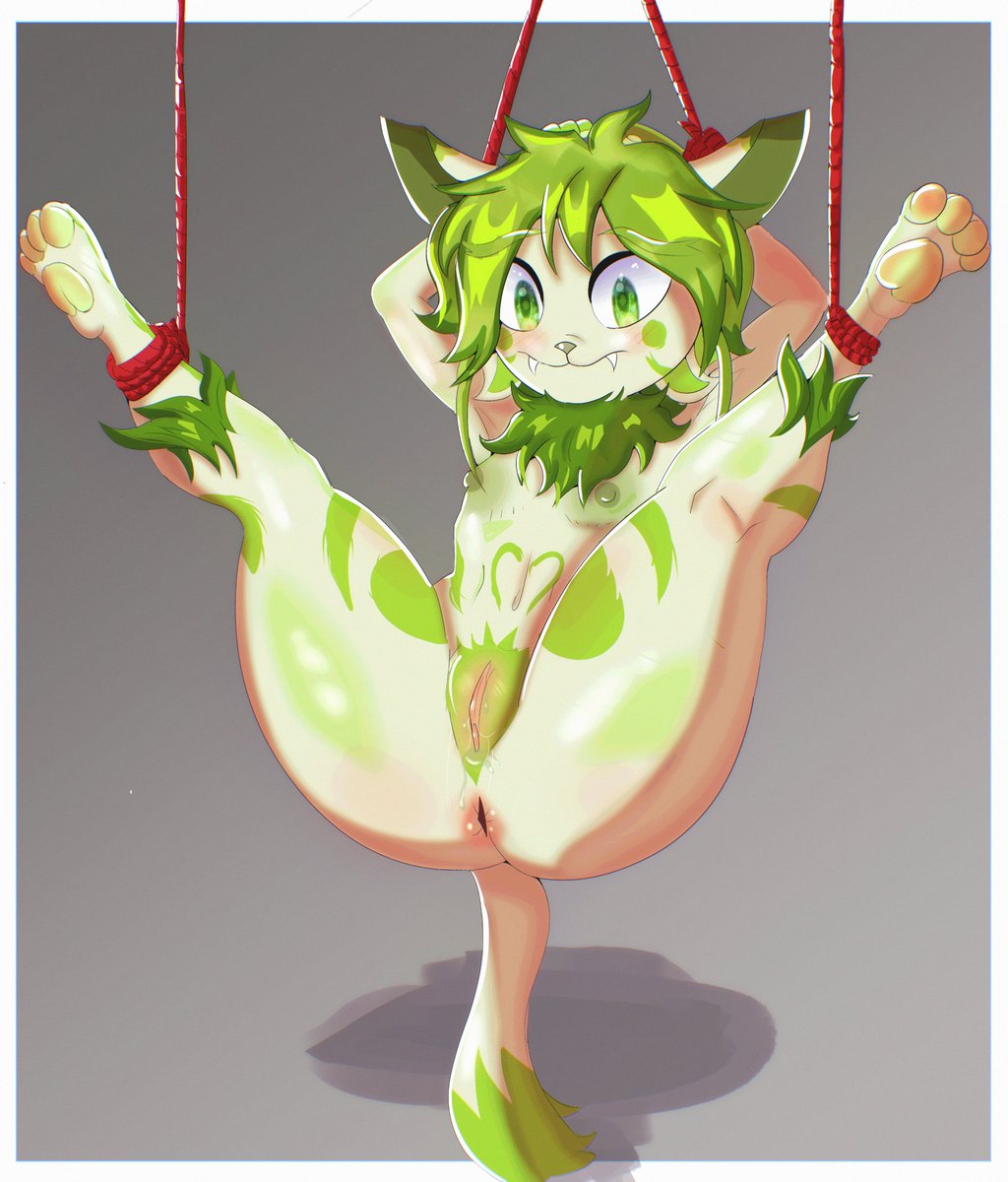 Gata atada >:3  c o m m i s s i o n para <a href="/linkz110/">LinkƵ🔞</a> gracias por la confianza. 
#furry #nsfw #oc #tied #r34