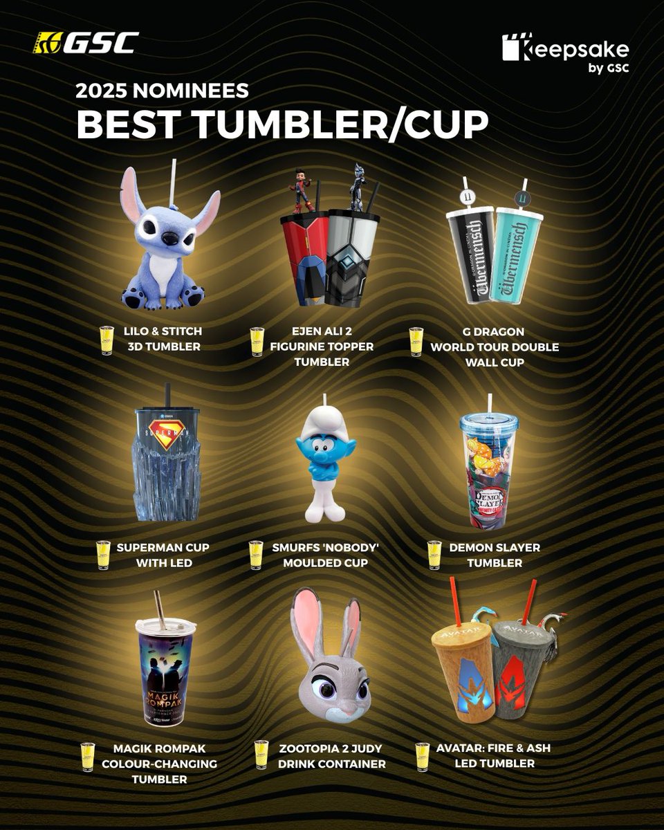 GSCinemas's tweet image. 🍿 What was your FAVOURITE movie merchandise from us in 2025? 

🗳️ Vote for your favorite Popcorn Bucket &amp;amp; Tumbler/Cup of 2025 in the comments! 🏅

👀 And looking ahead… What movie merchandise are you most excited to see in 2026? Tell us below! 🔥👇

#PopcornBucket #Tumbler #Cup