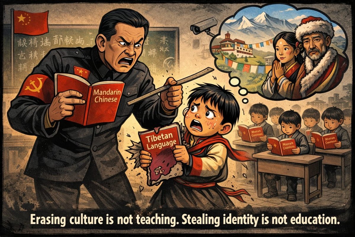lanmu2115's tweet photo. When children are punished for speaking their mother tongue, it’s not progress—it’s oppression disguised as education.
#StopSinicization @tcep2000
https://t.co/uciVQoxYOE https://t.co/VERKta8U3g