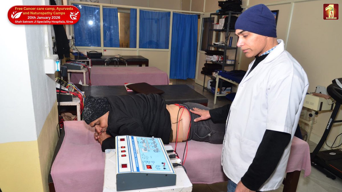 परमपिता शाह सतनाम सिंह जी महाराज के 107वें पावन अवतार माह के शुभ अवसर पर सेवा, समर्पण और मानव कल्याण का यह विराट महाकुंभ निःशुल्क हेल्थ कैंप के माध्यम से मानवता की सेवा का अनुपम उदाहरण प्रस्तुत कर रहा है।

20 जनवरी को आयोजित विशेष शिविर में विशेषज्ञ डॉक्टरों द्वारा कैंसर रोगों की