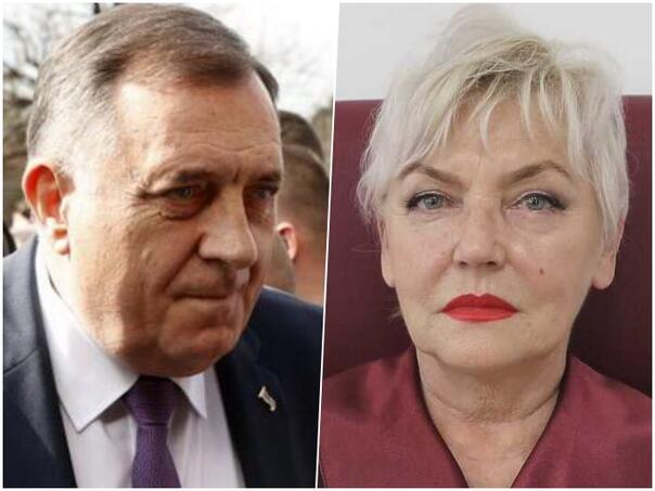 IndexVijesti's tweet photo. 😨🔥 "Mi nju čekamo" — prijetnja
Sutkinja Sena Uzunović kaže da je na TikToku slučajno vidjela poruku dvojice muškaraca dan prije izricanja presude protiv Milorada Dodika i da ju je to prestrašilo; poruku je proslijedila nadležnim službama. Da li su sudije dovoljno zaštićene? https://t.co/9GmVZWwQyp