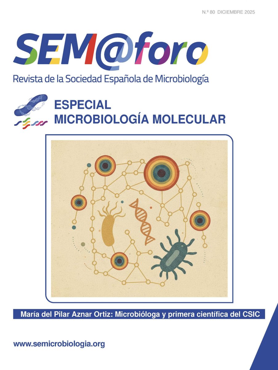 SEMicrobiologia's tweet photo. Ya está disponible el SEM@foro Nº80. El especial está dedicado al grupo de Microbiología Molecular.

https://t.co/NLnPr197NO https://t.co/uXKTJRDSAX