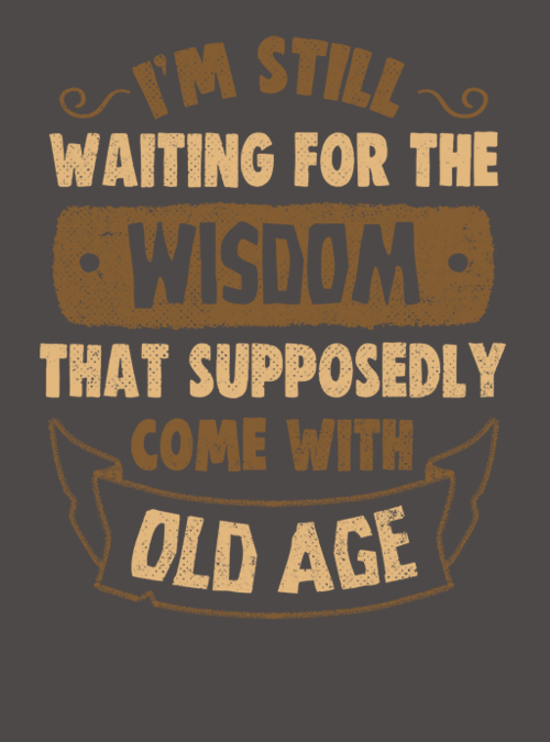 "Still Waiting For The Wisdom" for just 12hr more on qwertee.com/last-chance RePost for chance at FREE TEE!