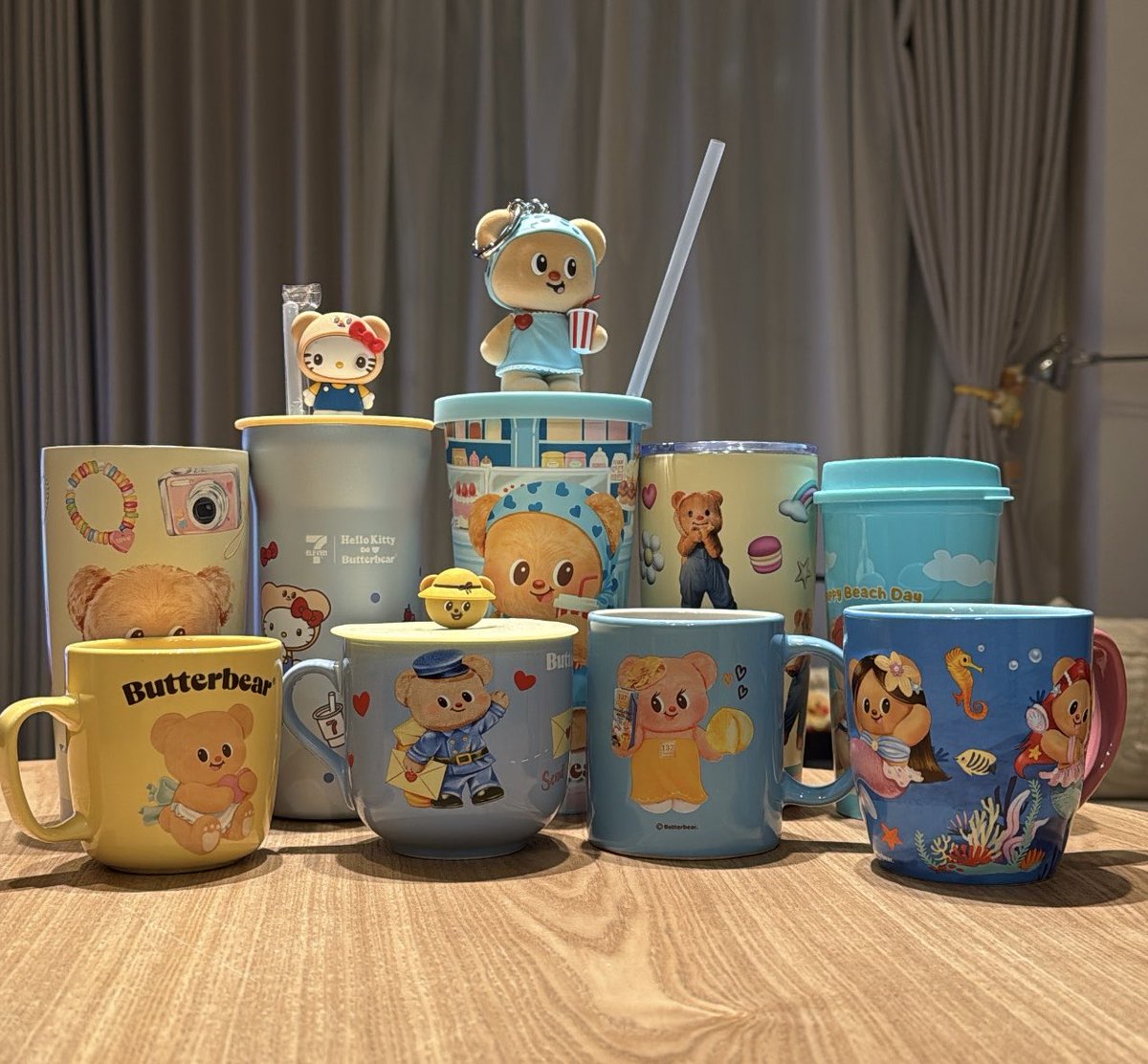 peat712225's tweet image. My tumbler &amp;amp; mug collection at home ☕️🧸
Thanks to all the mommy bears, my collection has grown so much! 🩷
Just looking at them makes me so excited… 🤤✨Thank you always 🫶

#butterbear #バターベア #黄油小熊　
#น้องเนย #มัมหมี