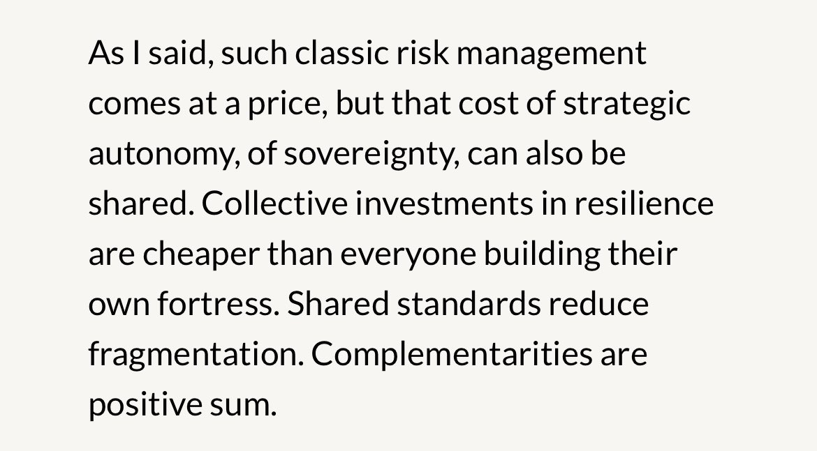 Simon_Nixon's tweet image. One of the reasons why Carney was able to give such a powerful speech is that he has been thinking of these issues for a long time. He watched firsthand in 2016 as Britain committed what he considered to be a monumental act of stupidity with Brexit. Here he alludes to it directly