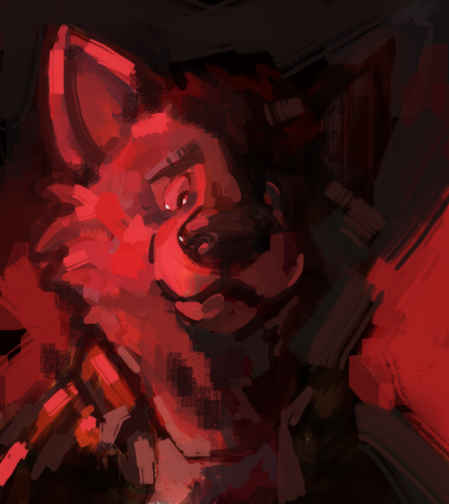 First ever drawing on pc!!
Testing out brushes and colors on Krita. Character is Cameron from Arches VN. #furry #furryart #archesvn