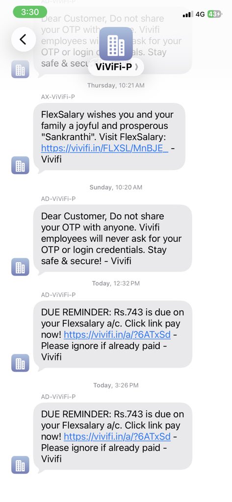 prashanth__king's tweet photo. @FlexsalaryIndia due date is month last day. Why do guys keep on sending remainders from 21st to last day. That to not one or twice. Why daily more than 10+ remainders sms for every 3 Hours starting from 21st of the month ??? Its irritating. Loan account number: 100000100435 https://t.co/KkRFWK6GWu