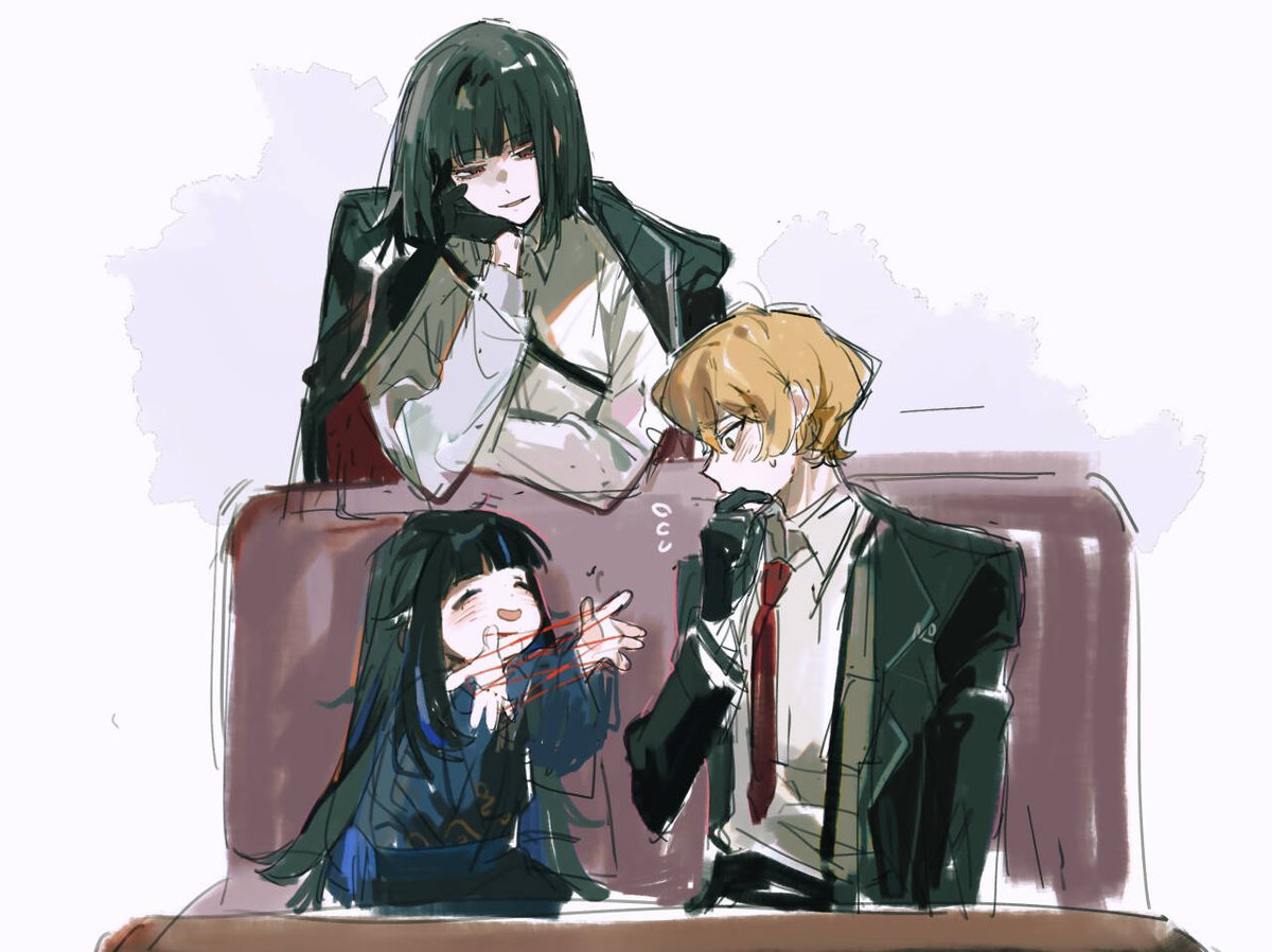 fanjing1124's tweet image. 儿女双全…