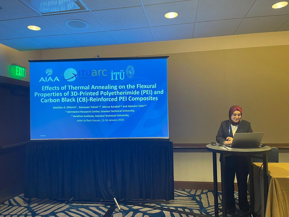 ituarc's tweet photo. We, ITU ARC, are proud to participate in the AIAA #SciTech 2026 Forum, held in Orlando, Florida, USA, in January 2026. Representing our center on an international platform, we continue to contribute to the future of aerospace engineering. + https://t.co/ECLPgWAorj