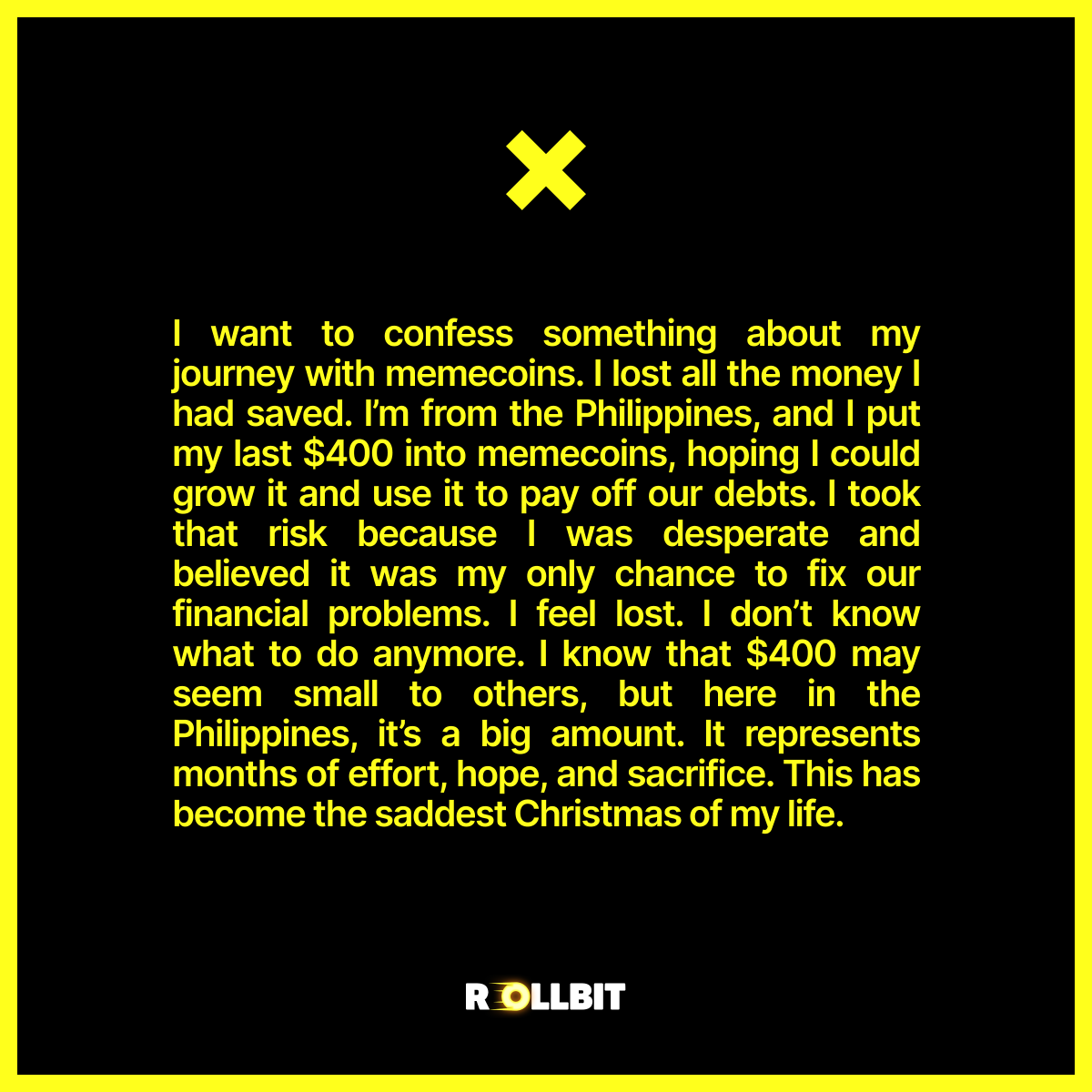coinfessions's tweet photo. This has become the saddest Christmas of my life. https://t.co/vyqPLhN0fA