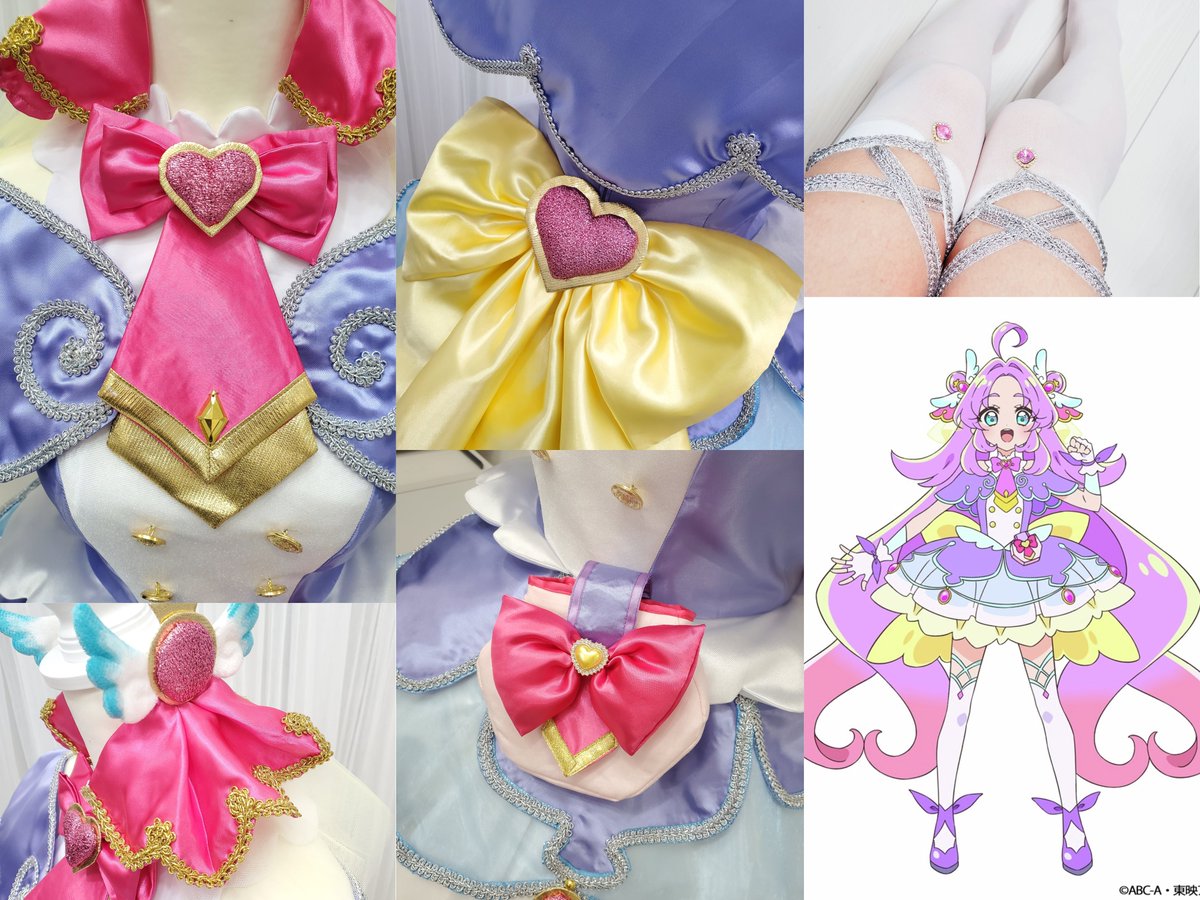 名探偵プリキュア キュアアンサー風 コスプレ衣装 名探偵プリキュア