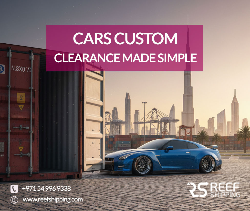 ReefShipping's tweet image. Cars Customs Clearance Made Simple with Reef Shipping.

✔ Specialized team
✔ Fast processing
✔ Door-to-door handling
✔ Trusted across the UAE &amp;amp; GCC

📞 +971 54 996 9338 | reefshipping.com

#CarCustomsClearance #DubaiLogistics #VehicleImport #CustomsBroker #UAEShipping