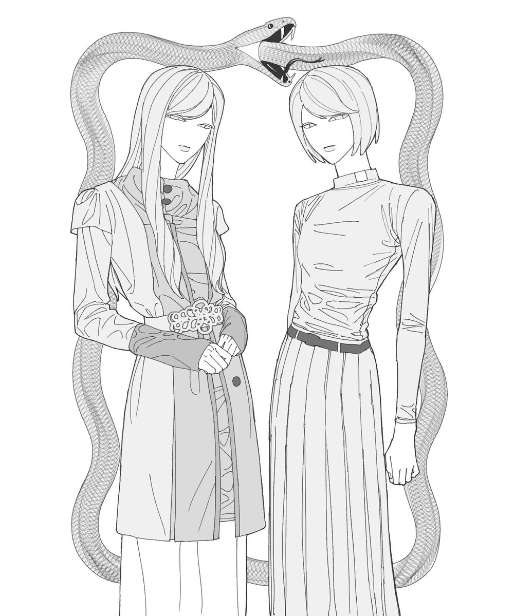 ヘビツカイ系女子(⚠️女体化)