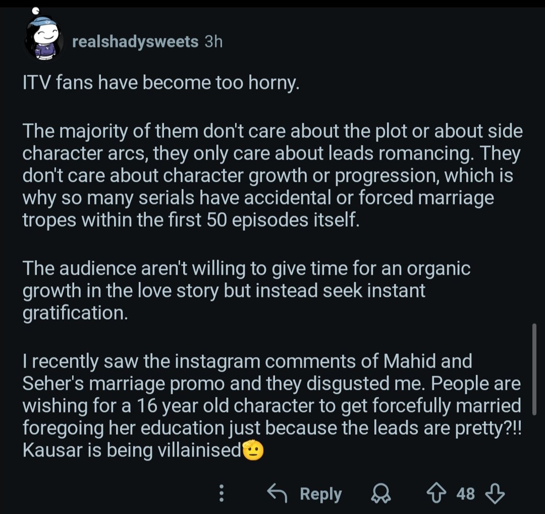 Found this on reddit and i kind of agree with this especially to the first two paragraphs