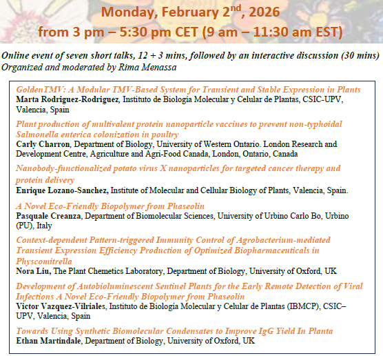 International Society for Plant Molecular Farming tweet media