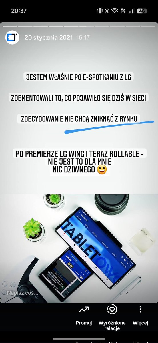 No nie wiem. Historia zna już takie przypadki 🫠

Strasznie źle się to zestarzało (LG ogłosiło oficjalne zniknięcie z rynku mobile kilka tygodni później):