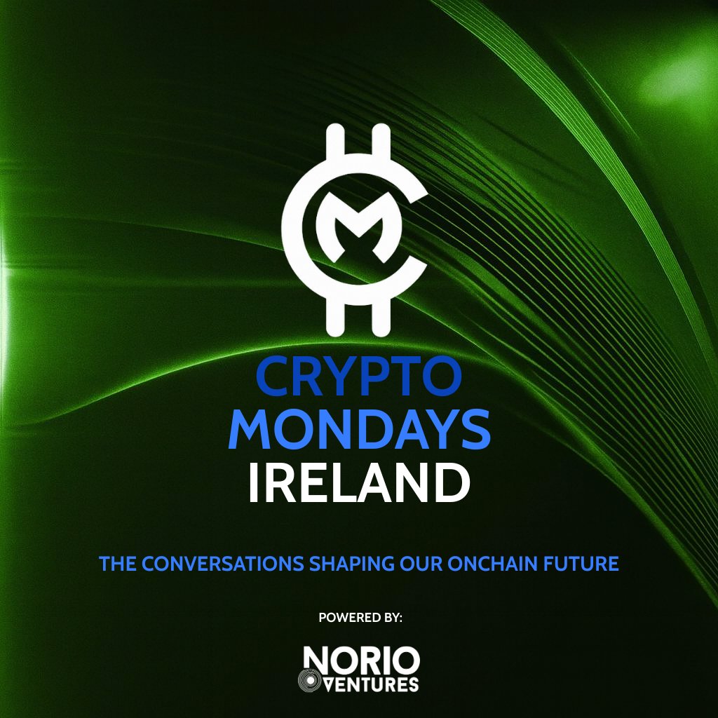 Crypto in Ireland deserves a better room. Not louder. Not shinier. Just  better. A place for real conversations about crypto and onchain - without  the hype or shouting ↓