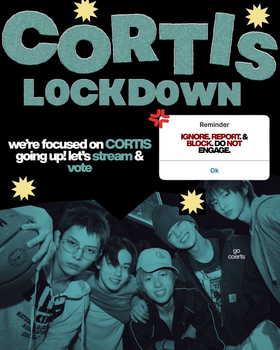 macaronhee's tweet image. Put all else aside and focus on cortis! you can stream, vote, join the RT deals, poll, if you don’t have time, you can support through donations or simply spread the voting info by retweet. LET'S DO IT TOGETHER! 

CORTIS LOCKDOWN 
CORTIS IS COMING 
#COERLOCKDOWN #CORTIS