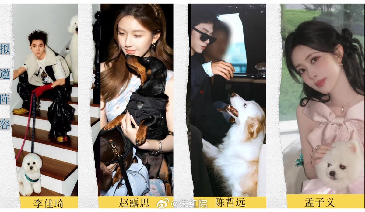 Allcbizmelons's tweet image. 🍉MGTV’s Variety Show “Pets Companion”

Guests: #ZhaoLusi, #ChenZheyuan, #LiJiaqi, #MengZiyi, #DingYuxi, #ChangHuasen, #ZhangYuxi, #ChenLinong, etc. (tentatively invited)

Synopsis: Pet owners from the entertainment industry are preparing to do something big! They're opening a…