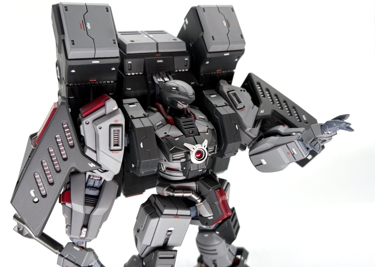 kaerutarouko's tweet image. 【ワンフェス情報】

原作 三嶋与夢 アニメ版 
乙女ゲー世界はモブに厳しい世界です
通称モブせか ～ 主人公機「 アロガンツ」です 

全高：約170mm （頭頂高 約140ｍｍ）
3DP出力キット（RESIONE M58） 
22,000円  

貴重なアニメ版アロガンツのキットです☺