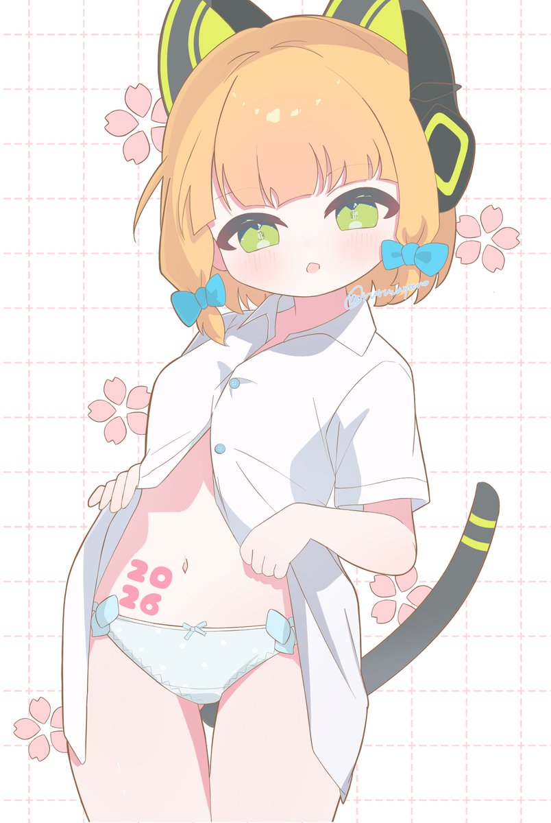 おなか見せてくれるミドリちゃん描きました～～💚💚