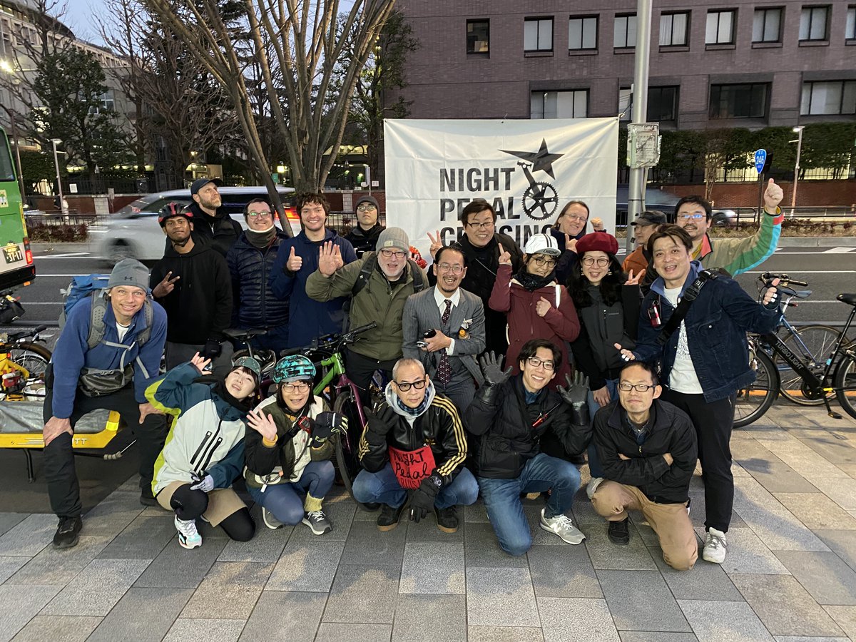 NPC_TDF's tweet image. 初詣ライド☆2026一緒に走った方
お疲れ様でした＆どうも有難う御座いました！
ナイトペダルクルージング走り初めにふさわしい
スカッと気持ちの良い夜ライドでしたね