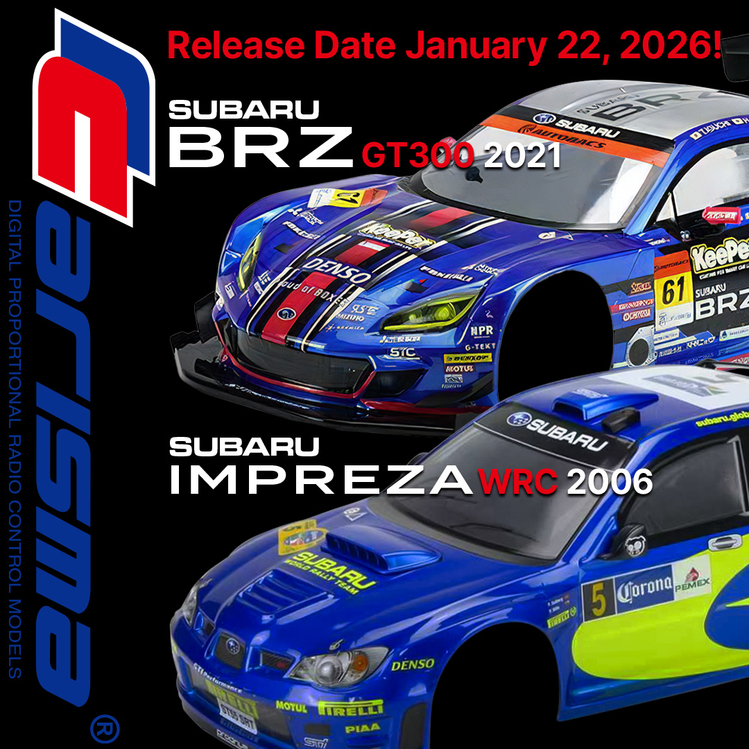 本日1月22日（木）発売！】 新製品Carismaの塗装済みRCカーボディが