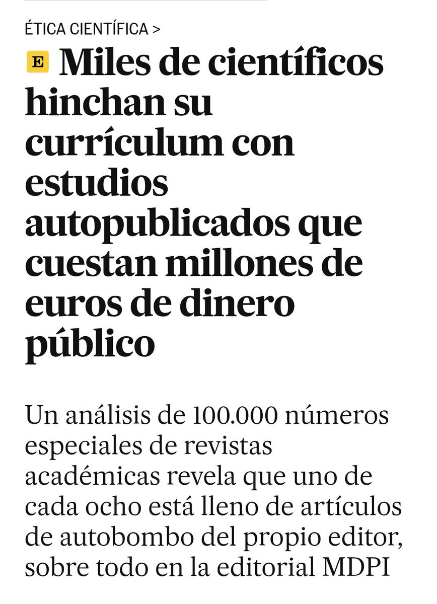 Esto, en España, es culpa de la ANECA y de sus cada vez más delirantes baremos de evaluación, que priman el mogollón de "papers" y el postureo de carguitos, IPs, direcciones de monográficos, comités y demás gansadas, en vez de valorar la calidad de lo que se publica y se enseña.