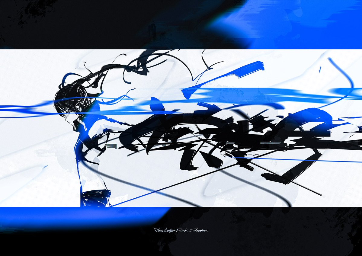 shakep_p's tweet image. これはブラックロックシューターのイラコンで大賞いただいたイラスト